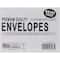 Leader Paper Products White A2 Envelopes, 50ct.